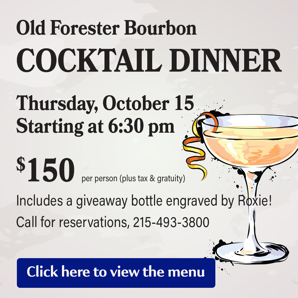 Old Forester Bourbon Cocktail Dinner